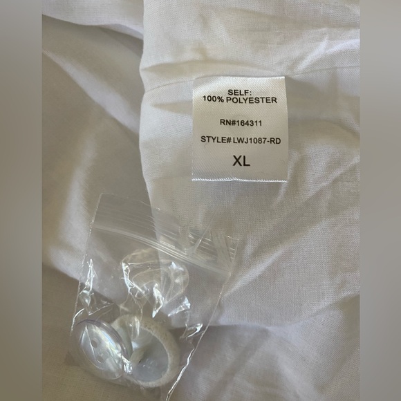 Love wins again white coat by Aura from Red Dress Boutique size xl - Picture 15 of 16